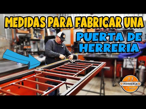 📏 COMO TOMAR  MEDIDAS PARA FABRICAR UNA PUERTA DE HERRERÍA 📐