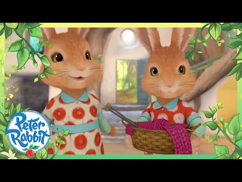 @OfficialPeterRabbit - 🧹🧼 Flopsy and Mopsy's Cleaning Adventure 🧽🫧 | Cartoon for Kids