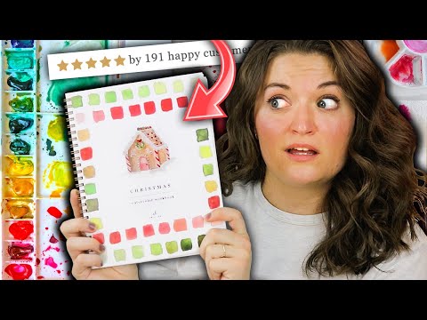 I Tested that Viral Watercolor Workbook... *DISAPPOINTED?*