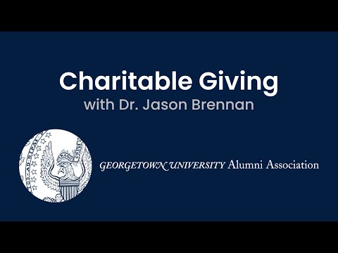 Charitable Giving with Dr. Jason Brennan