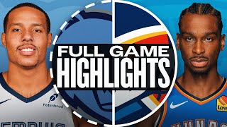 GRIZZLES at THUNDER | FULL GAME HIGHLIGHTS | December 29, 2024