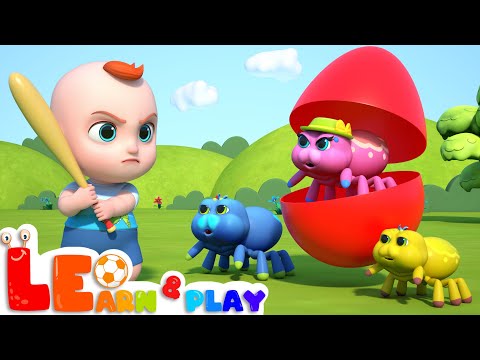 Surprise Eggs Kids Song | Yes Yes Playground Song | Learn & Play with Leo