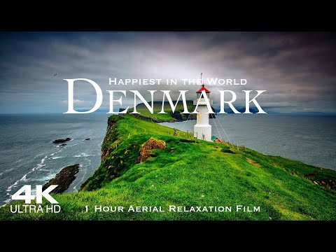 DENMARK 🇩🇰 Danmark Drone Aerial 4K 2024 | 1 Hour Ambient Relaxation Film #denmark