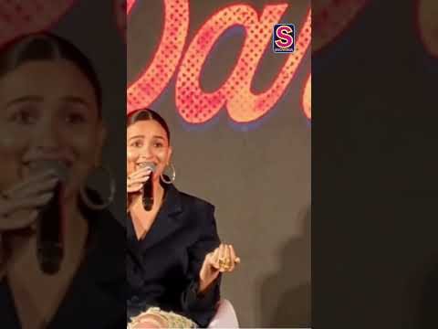 Alia Bhatt sings happy birthday song at a fan's request in an event in Mumbai