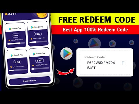 Best App For 100% Google Play Redeem Code | Free Redeem Code | Free Redeem Code App