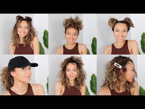 14 EASY CURLY HAIRSTYLES // 3A