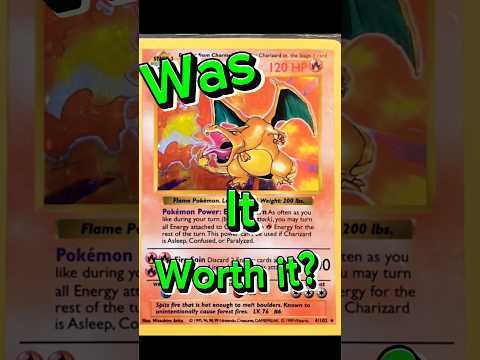 Was it Worth It!? Episode 3 | Base Set Charizard! #pokemon #pokemontcg #pokemoncommunity