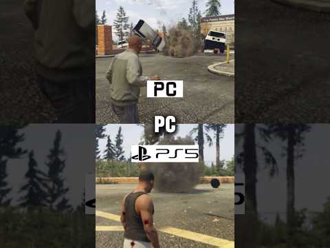 PS5 vs PC which console has the best graphics?? #shorts #grandtheftauto #gaming #pc #ps5graphics