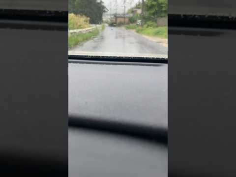 今回は雨が強過ぎる天気だったね。運転の雨