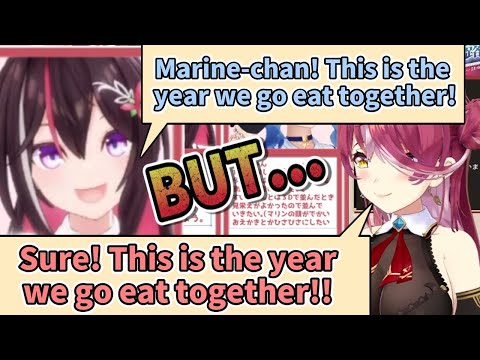 Marine and AZKi Promised to go Eat Together But... [ENG SUB] Hololive