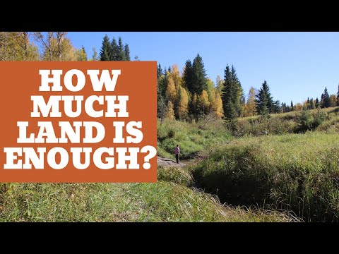 How Much Land is The Right Amount?