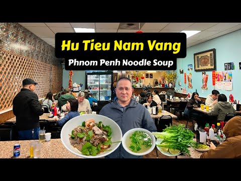 The Best Spot for Hu Tieu Nam Vang | Phnom Noodle Soup (Served Wet or Dry) | Dining in Seattle, WA