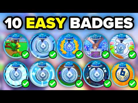 10 EASIEST BADGES/SILVERS TO CLAIM in "THE GAMES" ROBLOX