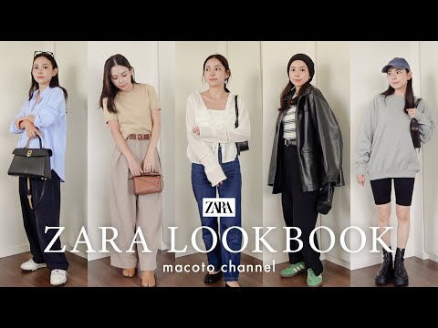 【LOOKBOOK】ZARAの新作アイテムを使った秋コーデ5選🤍🍂 骨格ストレート/低身長152cm