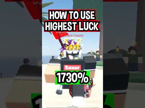 How To Get HIGHEST LUCK in Roblox Fisch..