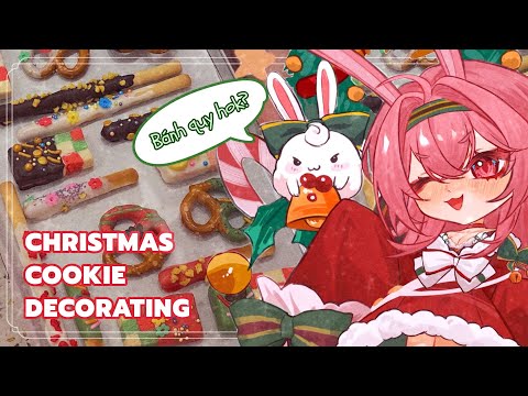 【HANDCAM】TRANG TRÍ BÁNH QUY XMAS TẶNG EM 🎅🏼| CHRISTMAS COOKIE DECORATING | HIBIKI DU CA