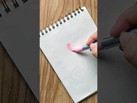 drawing idea with brushpen#shorts #art #drawingidea#satisfying #creative