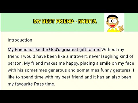 learn english through listening, essay on my best friend