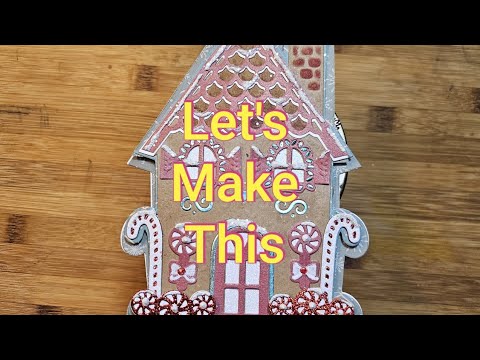 Anna Griffin Gingerbread House Tutorial with  bloopers real life tutorial enjoy 😁