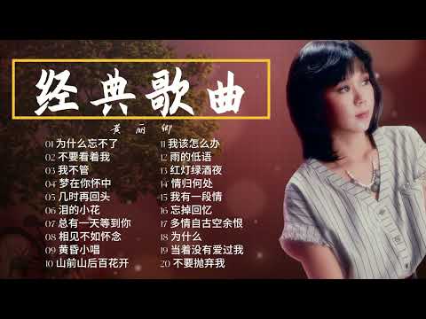 黃麗卿經典歌曲  懷舊金曲 回顧經典老歌【2024 經典金曲】為什麼忘不了/不要看著我/我不管/夢在你懷中/幾時再回頭 Best Chinese Old Songs of Huang Li Qing