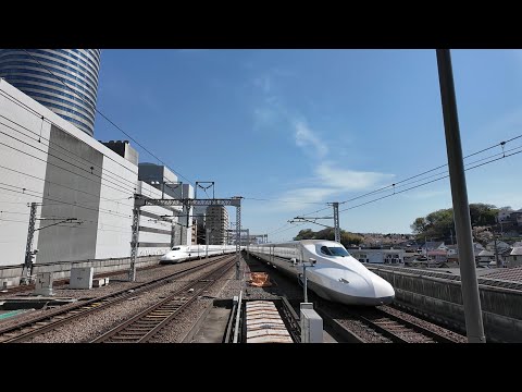 Train View | Shinkansen | Bullet Train from Shin-Yokohama to Shin-Osaka | Japan