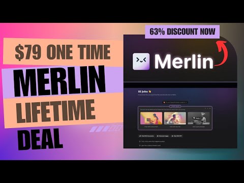 ❇️🔥🔥❇️ Merlin Lifetime Deal | Save Time and Dominate Your Workflow | $79 Lifetime Deal | 63% Now