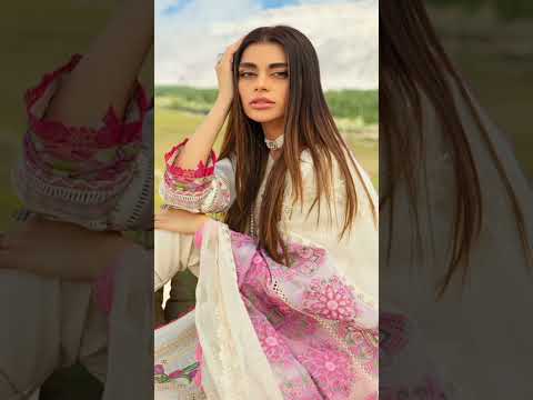 Maryam Hussain's Luxury Lawn Collection is Glamour Redefined. #fashion #printedlawn #fashionclothin