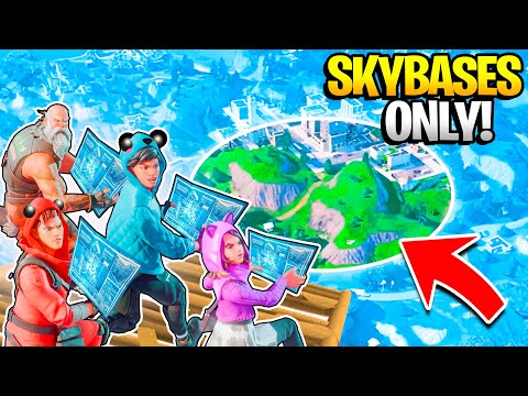 We Built a SKYBASE in Fortnite!