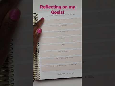 Reflecting on my Monthly Goals and Celebrating my WINS| Simply Yours Day Planner