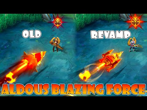 Aldous Revamp Blazing Force VS OLD Skill Effects Comparison