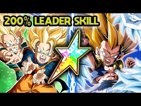 100% TEQ LR SSJ3 GOTENKS + EZA PHY SSJ TRUNKS & GOTEN ROTATION! Dragon Ball Z Dokkan Battle