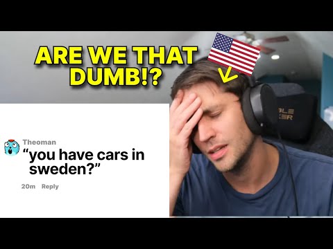 American reacts to How Stupid are Americans? [part 4]