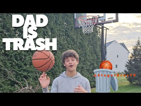 Epic Trash Talk Showdown: Son Finally Beats Dad in Basketball! 🏀👑 #basketball #trashtalk