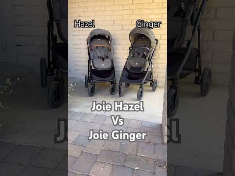 Here are the differences between the Joie Hazel and Joie Ginger strollers! #strollerreview #babygear