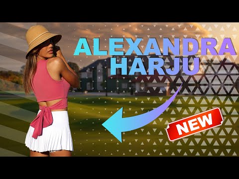 Alexandra Alex Harju balances golf ball in her cleavage and tees in underwear as she teases sexiest