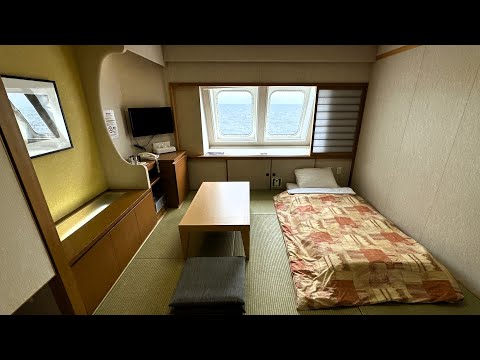 Hokkaido→Sendai→Nagoya. JAPAN's Longest 41-hour Ferry Trip in Japanese-style Cabin