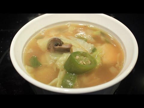 How to make Cabbage & Mushroom Soup ~ Easy ~ Yum !