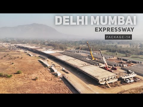 Delhi Mumbai Expressway Maharashtra State Progress | Virar-JNPT Update | Package 14