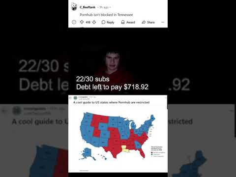 Fanof reacts to "A cool guide to US states where Pornhub are restricted" u/LordCharizard98