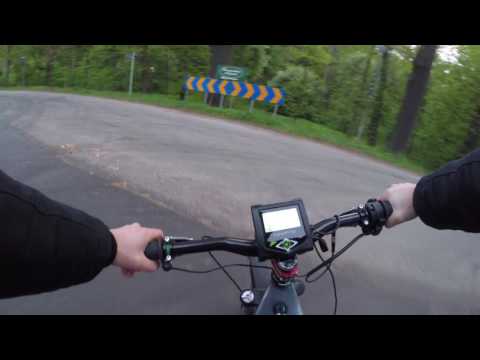 Flux Beta electric bike run on a flat(22%) battery