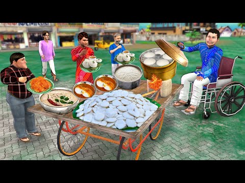 Viklang Ka Idli Sambar Cart Roadside Indian Famous Street Food Hindi Kahaniya Hindi Moral Stories