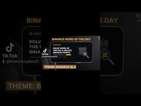 Theme Binance Blockchain Week WOTD | Binance Crypto WODL Answers Today | All Letters WOTD