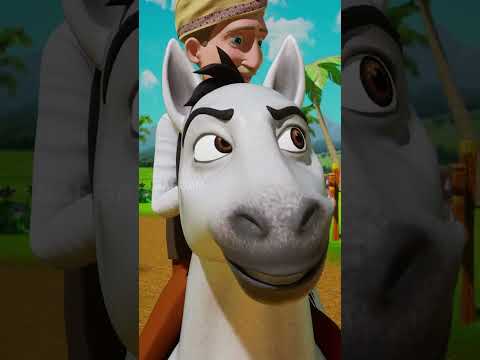 ഗ്രാമത്തലവൻ്റെ കുതിര | Part 4 | Kids Animation Malayalam | Gramathalavante Kuthira #shorts #horse