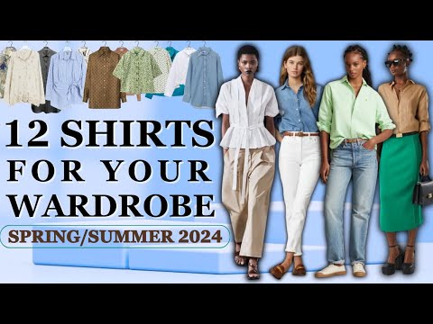 12 models of shirts for the wardrobe of the warm season 2024│How to wear a shirt fashionably?