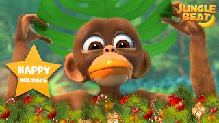 NEW EPISODE! Sticky Situation | Happy Holidays | Jungle Beat: Munki and Trunk | KIDS CARTOONS 2021