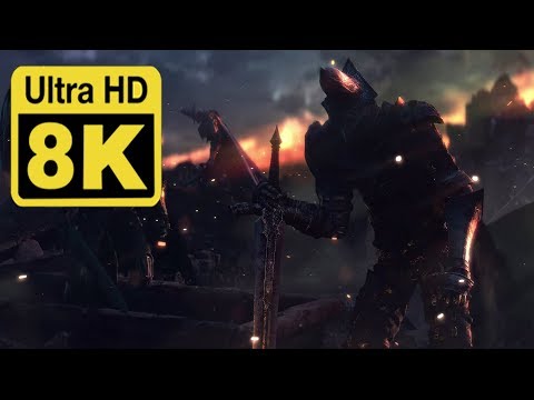 Dark Souls III - Opening Cinematic 8K (Remastered with Neural Network AI)