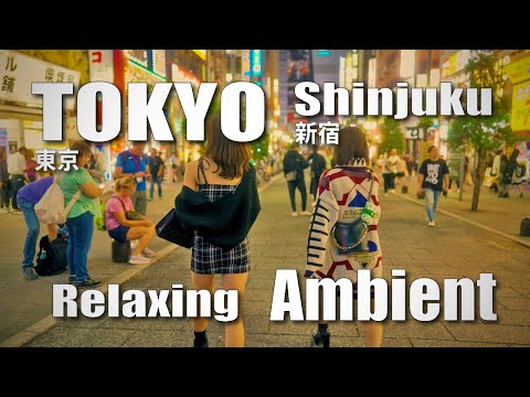 新宿 / Night walk in Shinjuku, Tokyo, Relaxing Ambient ( October 27, 2024 )