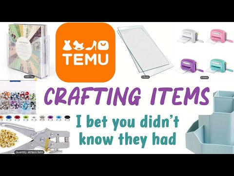 What amazing CRAFT ITEMS did I find at TEMU? Craft Haul 2024