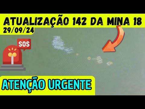 Atualização 142 da mina 18 da Braskem no Mutange | Maceió | Alagoas Brasil | visto de cima em 4K