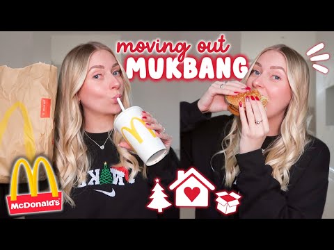 moving out MUKBANG 🍟 having a baby, my worries & another dog?